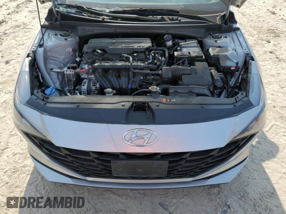 2023 Hyundai Elantra SE with VIN 5NPLL4AG4PH110439, listed as a Copart auction lot 63351534 with 32,492 mi miles and Salvage Title. Bid and sale history available at DreamBid. Image 12.