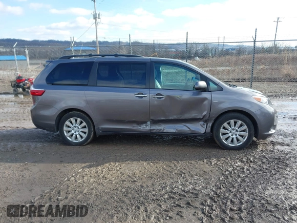 2017 Toyota Sienna XLE with VIN 5TDDZ3DC7HS157241, listed as a IAAI auction lot 41530337 with 87,448 mi miles and . Bid and sale history available at DreamBid. Image 13.