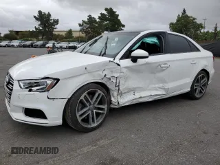 2017 Audi A3 Sedan Premium with VIN WAUAUGFFXH1026833, listed as a Copart auction lot 57223193 with 59,211 mi miles. Bid and sale history available at carsss.com. Image 1.