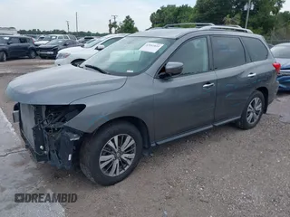 2018 Nissan Pathfinder S with VIN 5N1DR2MN5JC657803, listed as a IAAI auction lot 42051833 with 192,355 mi miles and . Bid and sale history available at DreamBid. Image 2.