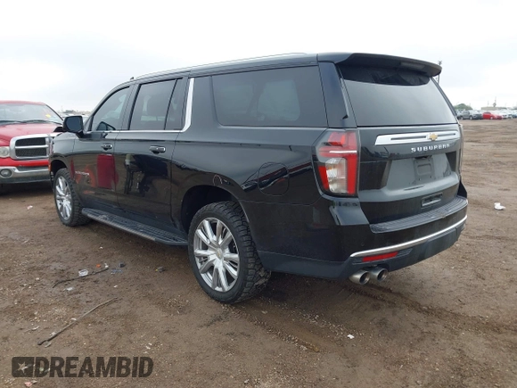 2022 Chevrolet Suburban High Country with VIN 1GNSKGKL5NR200434, listed as a IAAI auction lot 41047540 with 67,891 mi miles and . Bid and sale history available at DreamBid. Image 3.
