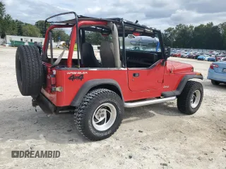 1994 Jeep Wrangler S with VIN 1J4FY19P2RP444892, listed as a Copart auction lot 75077944 with 0 mi miles and Salvage Title. Bid and sale history available at carsss.com. Image 3.