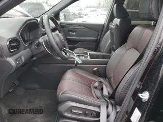 2025 Honda Pilot Black Edition with VIN 5FNYG1H93SB065923, listed as a Copart auction lot 84661244 with 205 mi miles and Salvage Title. Bid and sale history available at carsss.com. Image 7.