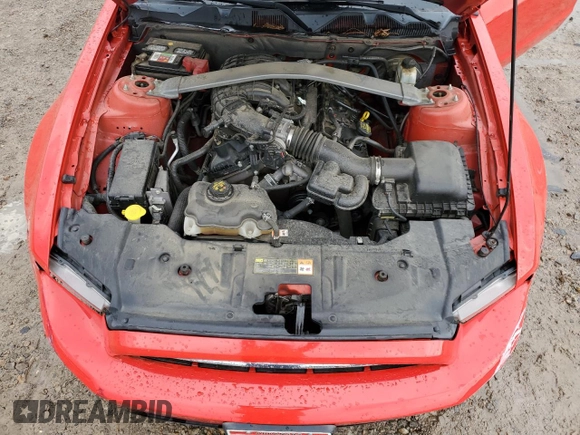 2013 Ford Mustang V6 with VIN 1ZVBP8EM3D5203940, listed as a Copart auction lot 55064825 with 129,334 mi miles and Salvage title. Bid and sale history available at DreamBid. Image 11.