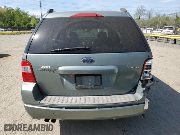 2006 Ford Freestyle Limited z VIN 1FMDK06126GA29846, wystawiony jako Copart lot #54138325 z przebiegiem 151 935 mil mil oraz Szkody całkowita. Historia ofert i sprzedaży dostępna na DreamBid. Obrazek 6.