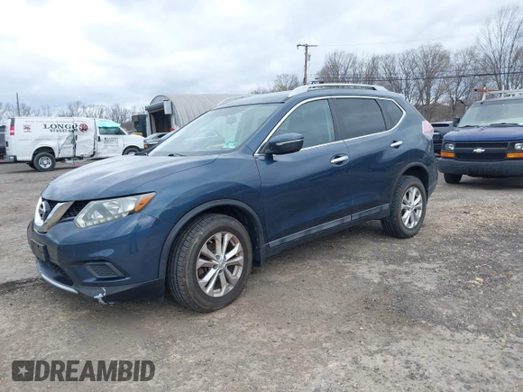 2015 Nissan Rogue SL with VIN 5N1AT2MV8FC770141, listed as a IAAI auction lot 42039465 with 98,920 mi miles and . Bid and sale history available at DreamBid. Image 2.