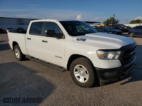 2019 Ram 1500 Tradesman with VIN 1C6SRFNT2KN872326, listed as a Copart auction lot 63645674 with 108,922 mi miles and Salvage title. Bid and sale history available at DreamBid. Image 4.