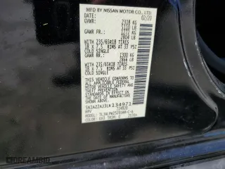 2020 Nissan Murano S with VIN 5N1AZ2AJ3LN134971, listed as a Copart auction lot 49976025 with 0 mi miles and Non Repairable. Bid and sale history available at carsss.com. Image 15.