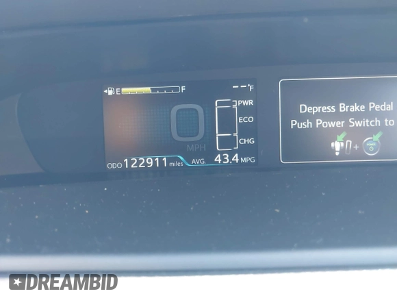 2019 Toyota Prius L Eco z VIN JTDKARFU5K3089070, wystawiony jako IAAI lot #42302536 z przebiegiem 122 911 mil mil oraz . Historia ofert i sprzedaży dostępna na DreamBid. Obrazek 15.