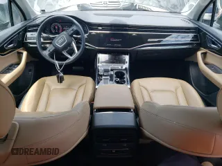 2022 Audi Q7 Premium Plus with VIN WA1LJBF75ND010480, listed as a Copart auction lot 59338214 with 14,851 mi miles and Salvage title. Bid and sale history available at DreamBid. Image 8.