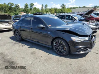 2018 Audi S6 Premium Plus with VIN WAUFFAFC1JN033378, listed as a Copart auction lot 68545694 with 98,151 mi miles and Salvage Title. Bid and sale history available at carsss.com. Image 4.