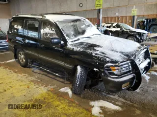 2001 Toyota Land Cruiser with VIN JTEHT05J112007231, listed as a Copart auction lot 44719315 with 0 mi miles and Salvage Title. Bid and sale history available at carsss.com. Image 4.