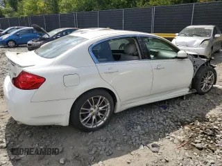 2008 Infiniti G35 with VIN JNKBV61E48M213883, listed as a Copart auction lot 66284514 with Not Provided miles and Salvage Title. Bid and sale history available at DreamBid. Image 3.