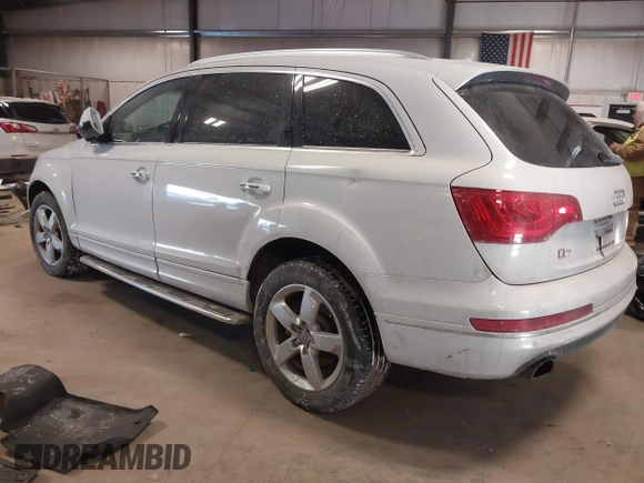 2013 Audi Q7 3.0T Premium Plus with VIN WA1LGAFE6DD004998, listed as a IAAI auction lot 41607118 with 1 mi miles. Bid and sale history available at carsss.com. Image 3.