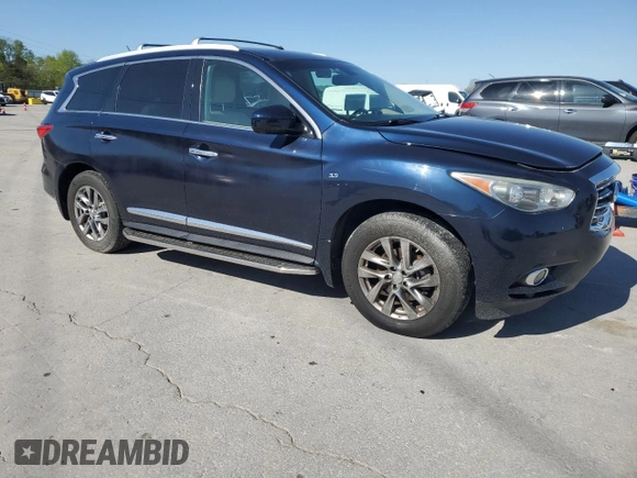 2015 Infiniti QX60 with VIN 5N1AL0MM3FC507289, listed as a Copart auction lot 53088675 with 127,412 mi miles and Salvage Title. Bid and sale history available at carsss.com. Image 4.