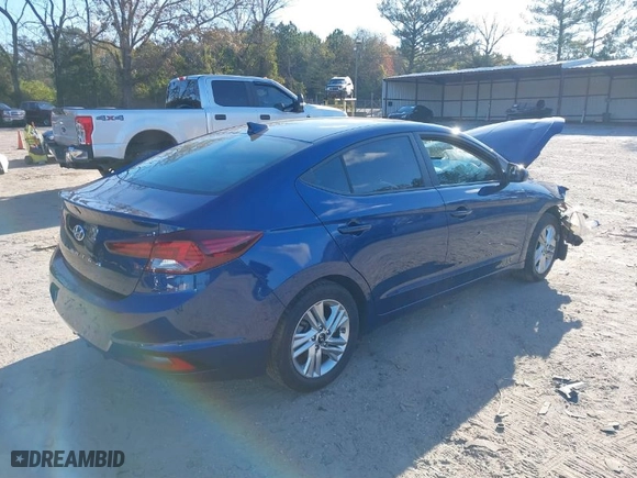 2020 Hyundai Elantra SEL with VIN 5NPD84LF5LH621520, listed as a IAAI auction lot 40910342 with 47,284 mi miles. Bid and sale history available at carsss.com. Image 4.