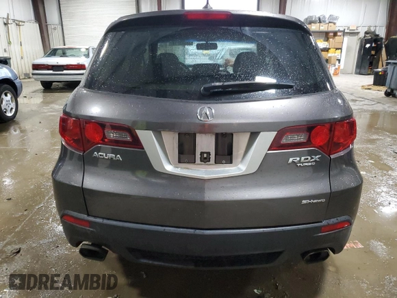 2010 Acura RDX with VIN 5J8TB1H28AA001249, listed as a Copart auction lot 84343714 with 202,305 mi miles and Salvage Title. Bid and sale history available at carsss.com. Image 6.