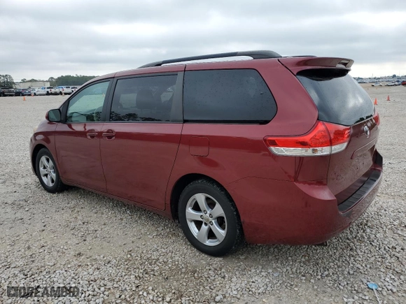 2011 Toyota Sienna LE AAS with VIN 5TDKK3DC8BS072993, listed as a Copart auction lot 83764714 with 110,797 mi miles and Clean Title. Bid and sale history available at carsss.com. Image 2.