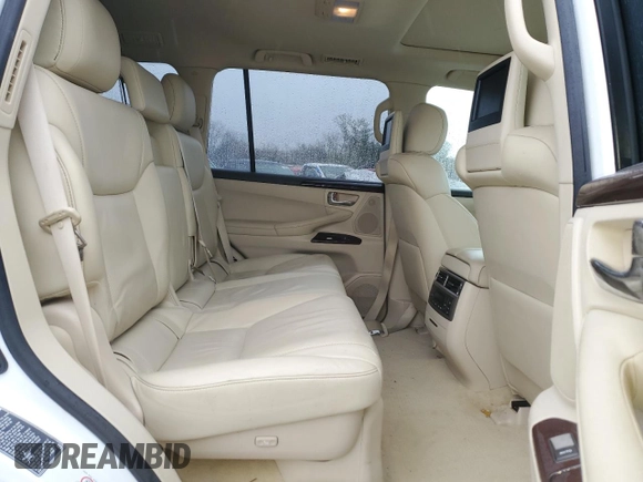 2015 Lexus LX 570 with VIN JTJHY7AXXF4185222, listed as a Copart auction lot 83833874 with 165,154 mi miles and Salvage Title. Bid and sale history available at DreamBid. Image 11.