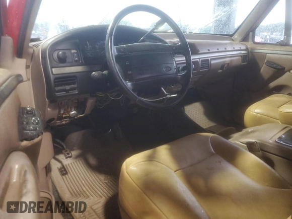 1994 Ford Bronco XL with VIN 1FMEU15N6RLA13024, listed as a Copart auction lot 55349875 with 212,812 mi miles and Salvage title. Bid and sale history available at DreamBid. Image 8.