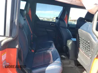 2022 Ford Bronco Raptor with VIN 1FMEE5JR9NLA51063, listed as a Copart auction lot 80784674 with 15,059 mi miles and Salvage Title. Bid and sale history available at carsss.com. Image 10.