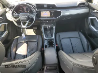 2021 Audi Q3 S line Premium Plus with VIN WA1EECF36M1129591, listed as a Copart auction lot 54921935 with 109,365 mi miles and Salvage title. Bid and sale history available at DreamBid. Image 8.