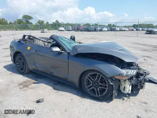 2021 Ford Mustang EcoBoost with VIN 1FATP8UH2M5130965, listed as a IAAI auction lot 39360024 with 1 mi miles. Bid and sale history available at carsss.com. Image 1.
