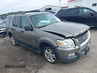 2006 Ford Explorer XLT with VIN 1FMEU73E16ZA27654, listed as a IAAI auction lot 42376989 with 172,887 mi miles and . Bid and sale history available at DreamBid. Image 1.