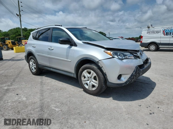 2014 Toyota RAV4 LE with VIN 2T3ZFREV3EW107626, listed as a Copart auction lot 61142985 with 141,094 mi miles and Salvage title. Bid and sale history available at DreamBid. Image 4.