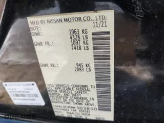 2022 Nissan Altima 2.5 SR with VIN 1N4BL4CV6NN303850, listed as a IAAI auction lot 41540774 with 65,283 mi miles. Bid and sale history available at carsss.com. Image 9.