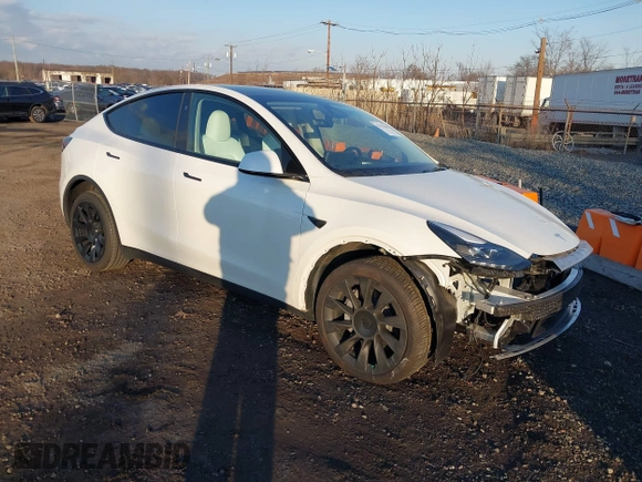 2024 Tesla Model Y с VIN 7SAYGDED5RF010087, выставлен на аукционе IAAI как лот 41312466 с пробегом Не указан миль и . История ставок и продаж доступна на DreamBid. Изображение 1.