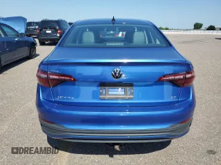 2022 Volkswagen Jetta SE with VIN 3VW7M7BU4NM023035, listed as a Copart auction lot 62234935 with 23,435 mi miles and Salvage title. Bid and sale history available at DreamBid. Image 6.