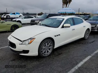 2014 Maserati Quattroporte GTS z VIN ZAM56PPA3E1082069, wystawiony jako Copart lot #44250775 z przebiegiem 28 710 mil mil oraz Szkoda całkowita • Salvage title. Historia ofert i sprzedaży dostępna na DreamBid. Obrazek 1.