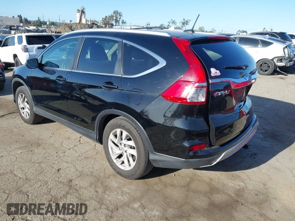 2015 Honda CR-V EX-L with VIN 2HKRM3H78FH506556, listed as a IAAI auction lot 41943492 with 100,405 mi miles. Bid and sale history available at carsss.com. Image 3.