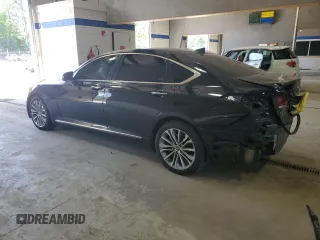2017 Genesis G80 3.8L z VIN KMHGN4JE7HU206515, wystawiony jako Copart lot #57493675 z przebiegiem 115 108 mil mil oraz Szkoda całkowita • Salvage title. Historia ofert i sprzedaży dostępna na DreamBid. Obrazek 2.