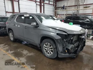2018 Chevrolet Traverse LT Cloth with VIN 1GNERGKW9JJ148480, listed as a IAAI auction lot 41615478 with 113,157 mi miles. Bid and sale history available at carsss.com. Image 1.