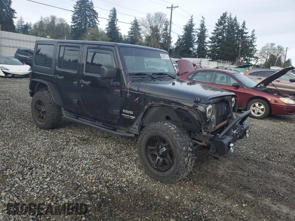 2018 Jeep Wrangler JK Unlimited Sport S with VIN 1C4BJWDG4JL854814, listed as a Copart auction lot 85487214 with 78,577 mi miles and Salvage Title. Bid and sale history available at carsss.com. Image 4.