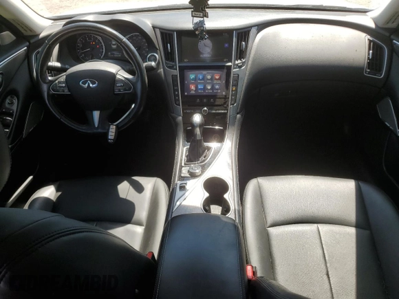 2017 Infiniti Q50 Premium z VIN JN1EV7AP5HM737908, wystawiony jako Copart lot #57037925 z przebiegiem 68 606 mil mil oraz Szkoda całkowita • Salvage title. Historia ofert i sprzedaży dostępna na DreamBid. Obrazek 8.