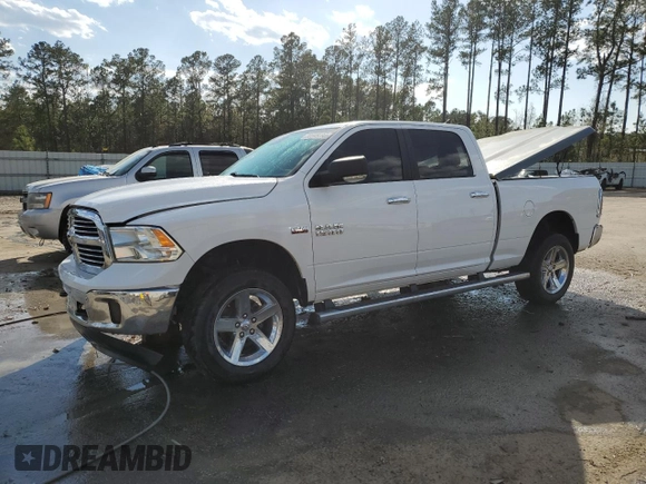 2018 Ram 1500 Outdoorsman with VIN 1C6RR7TT4JS177868, listed as a Copart auction lot 50699295 with 124,974 mi miles and Salvage title. Bid and sale history available at DreamBid. Image 1.