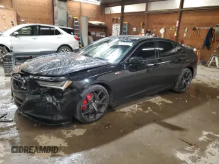 2022 Acura TLX Type S w/Performance Tire with VIN 19UUB7F9XNA001248, listed as a Copart auction lot 77235344 with 31,551 mi miles and Salvage Title. Bid and sale history available at carsss.com. Image 1.