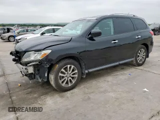 2015 Nissan Pathfinder SV z VIN 5N1AR2MM2FC686905, wystawiony jako Copart lot #55437315 z przebiegiem 150 656 mil mil oraz Szkoda całkowita • Salvage title. Historia ofert i sprzedaży dostępna na DreamBid. Obrazek 1.