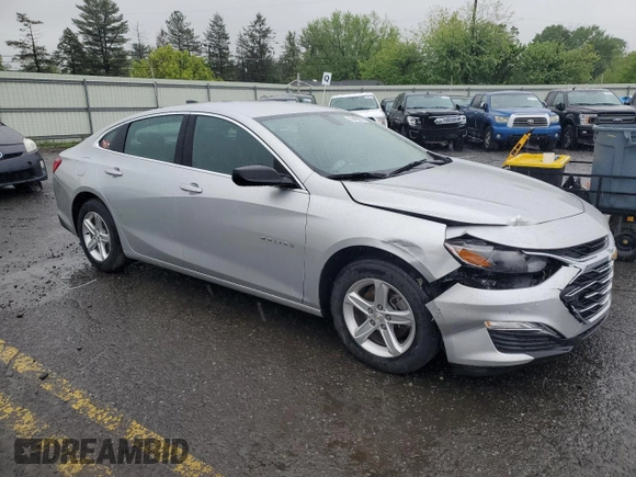 2020 Chevrolet Malibu LS with VIN 1G1ZB5ST7LF074192, listed as a Copart auction lot 56485005 with 46,041 mi miles and Salvage Title. Bid and sale history available at DreamBid. Image 4.
