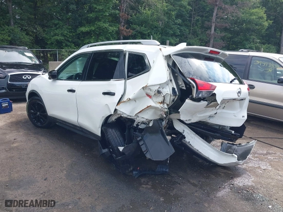2017 Nissan Rogue SL with VIN 5N1AT2MT0HC857159, listed as a IAAI auction lot 39614899 with 94,254 mi miles. Bid and sale history available at carsss.com. Image 3.