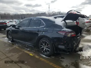2021 Toyota Camry SE Nightshade with VIN 4T1G11AK4MU573107, listed as a Copart auction lot 45020185 with 80,770 mi miles and Salvage Title. Bid and sale history available at carsss.com. Image 2.