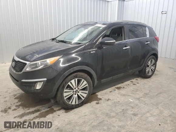 2016 Kia Sportage EX with VIN KNDPCCAC6G7834923, listed as a Copart auction lot 53290345 with 154,175 mi miles and Clean title. Bid and sale history available at DreamBid. Image 1.