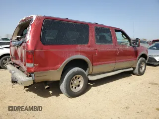 2003 Ford Excursion z VIN 1FMSU45F53EA92386, wystawiony jako Copart lot #47809505 z przebiegiem 147 603 mil mil oraz Szkoda całkowita • Salvage title. Historia ofert i sprzedaży dostępna na DreamBid. Obrazek 3.