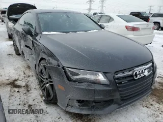 2014 Audi A7 3.0 Prestige with VIN WAU2GAFC8EN035629, listed as a Copart auction lot 45362845 with 81,263 mi miles and Salvage Title. Bid and sale history available at carsss.com. Image 4.