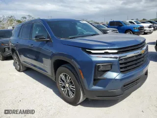 2024 Chevrolet Traverse FWD LS with VIN 1GNEREKS7RJ163900, listed as a Copart auction lot 77169804 with 9,670 mi miles and Salvage Title. Bid and sale history available at carsss.com. Image 4.