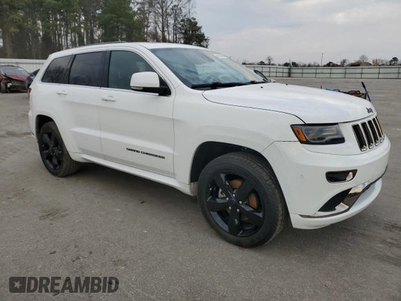2015 Jeep Grand Cherokee High Altitude with VIN 1C4RJECG1FC160423, listed as a Copart auction lot 46043695 with 140,784 mi miles and Salvage Title. Bid and sale history available at carsss.com. Image 4.