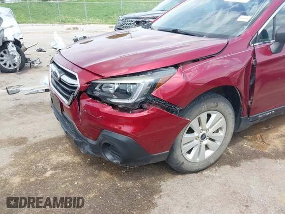 2018 Subaru Outback with VIN 4S4BSAACXJ3381255, listed as a IAAI auction lot 42092888 with 69,290 mi miles and . Bid and sale history available at DreamBid. Image 6.
